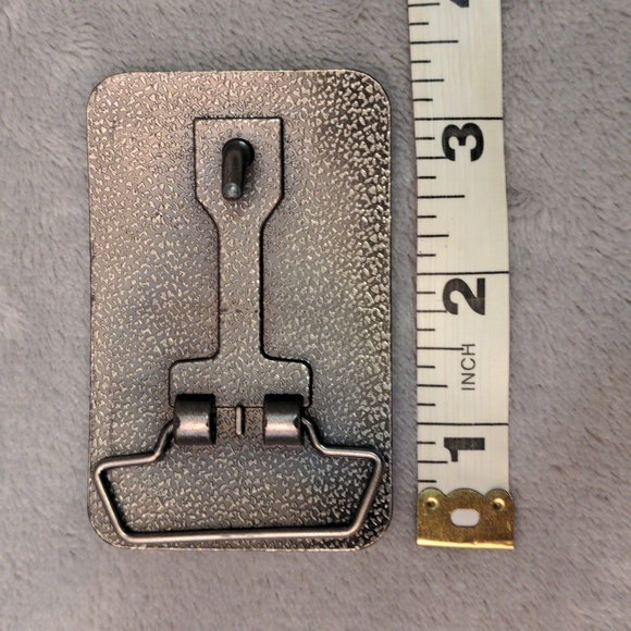 Hand Painted Penny Farthing Belt Buckle - Picture 2 of 3